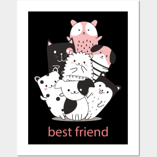 best friend Posters and Art